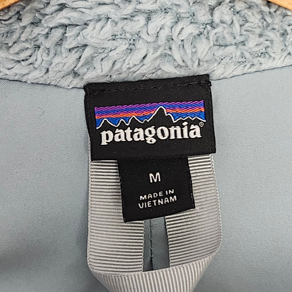 Patagonia Womens Los Gatos Fleece Vest M Medium Thermal Blue Full Zip 25217 FA24 - Picture 3 of 11